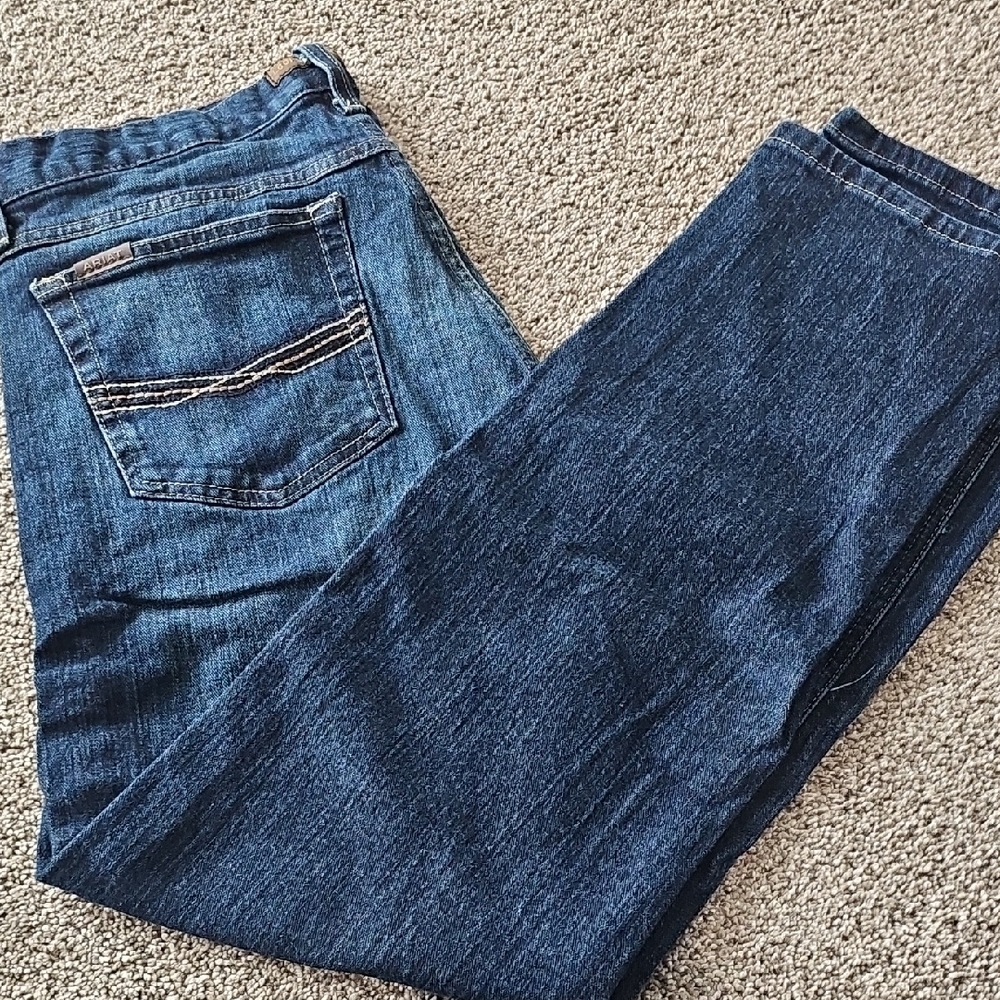 Ariat Men's Dark Blue Straight Jeans